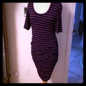 Motherhood Maternity fitted cotton stretch dress